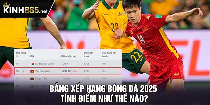 Bảng xếp hạng bóng đá 2025 tính điểm như thế nào?